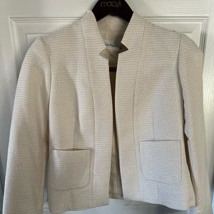 Divine, pearl Calvin Klein blazer and skirt - size 8P, but fits more like 4/6